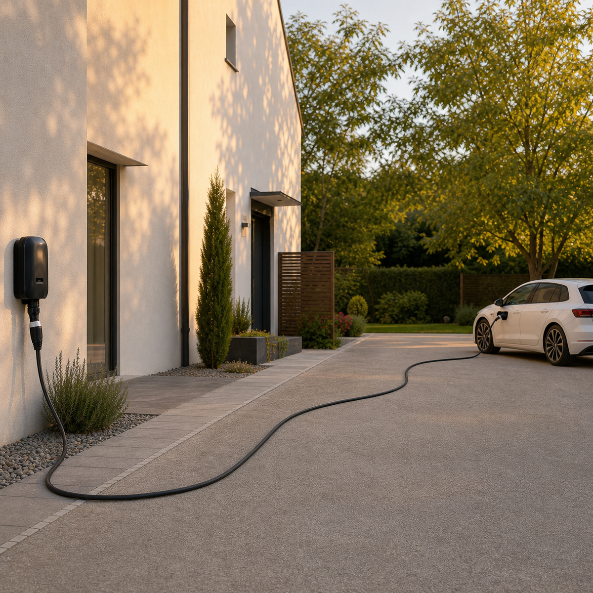 Rallonge de câble Type 2 vers Type 2 11 kW 16 A triphasée