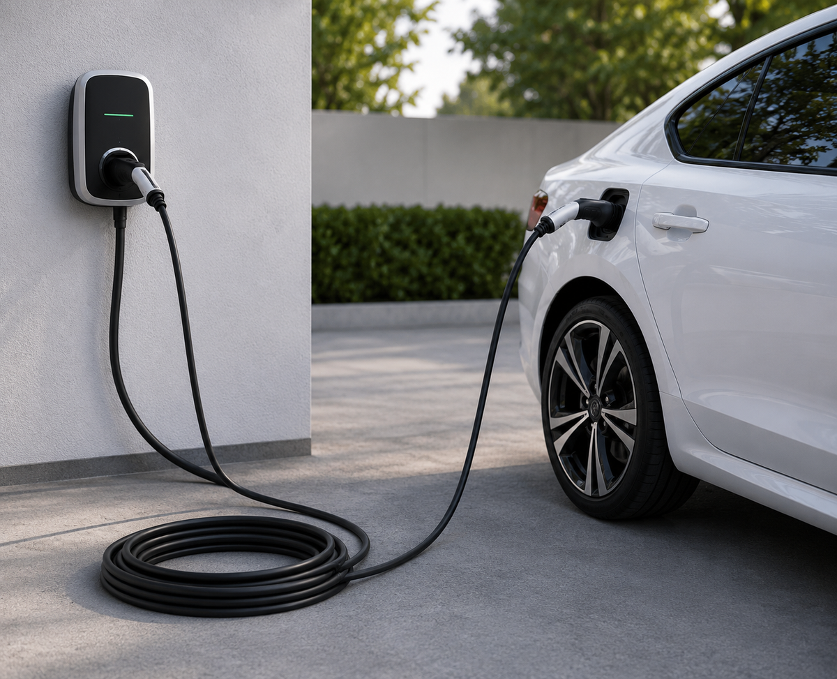 Rallonge de câble Type 2 vers Type 2 11 kW 16 A triphasée